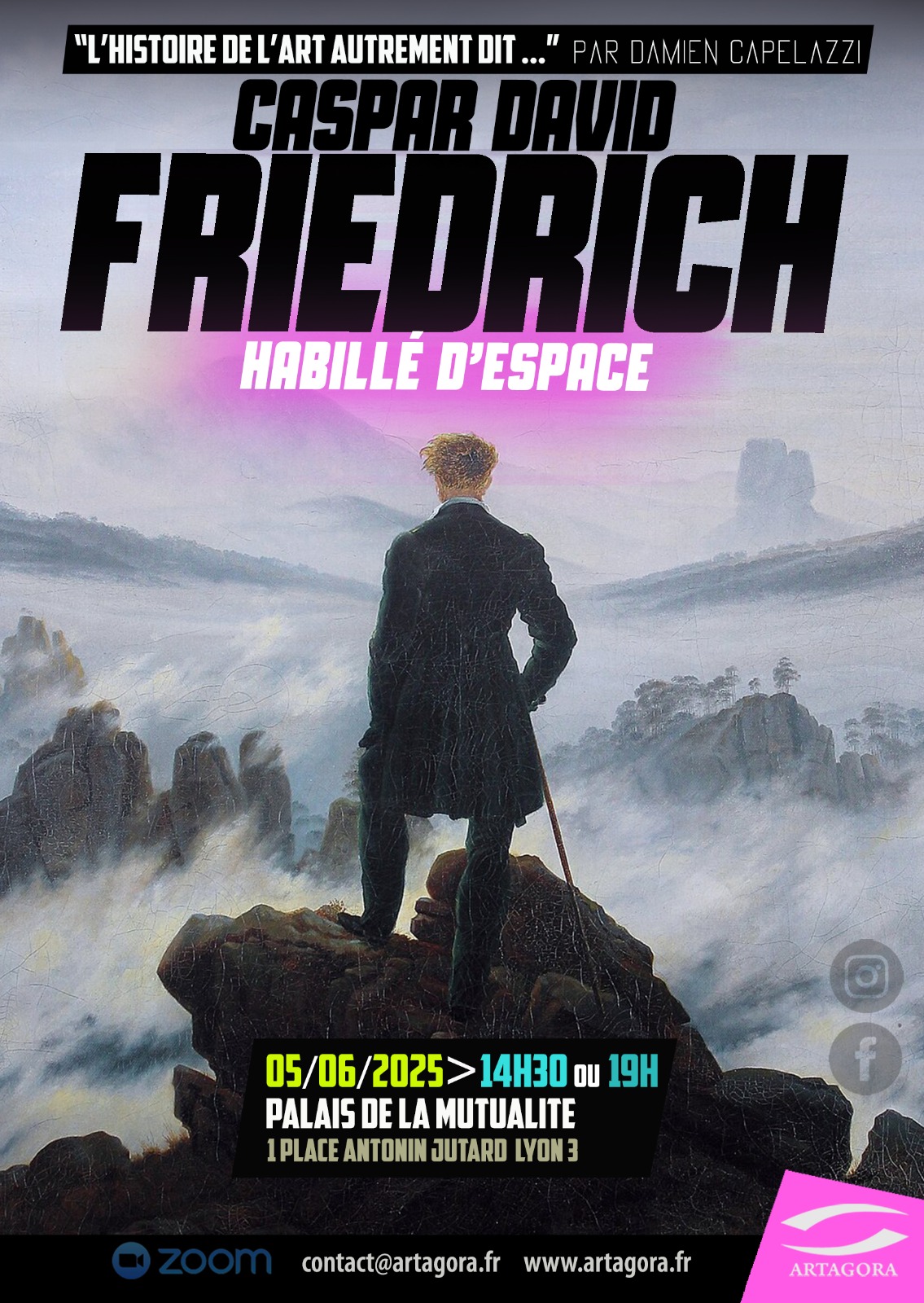 Caspar David Friedrich : habillé d’espaces